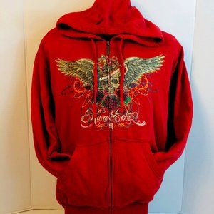 Marc Ecko Cut & Sew Skull Hood Sweater